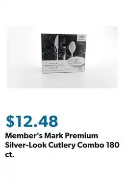 Sam's Club Member's Mark Premium Silver-Look Cutlery Combo 180 ct offer