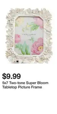 TJ Maxx 5x7 Two-tone Super Bloom Tabletop Picture Frame offer
