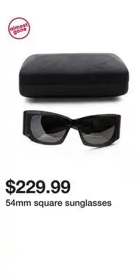 TJ Maxx 54mm square sunglasses offer