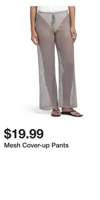 TJ Maxx Mesh Cover-up Pants offer