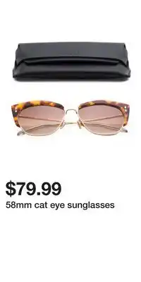 TJ Maxx 58mm cat eye sunglasses offer