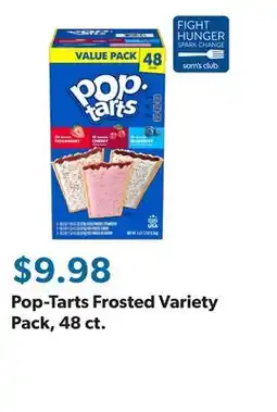 Sam's Club Pop-Tarts Frosted Variety Pack, 48 ct offer