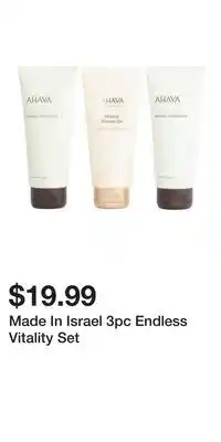 TJ Maxx Made In Israel 3pc Endless Vitality Set offer
