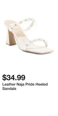 TJ Maxx Leather Naja Pride Heeled Sandals offer