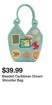 TJ Maxx Beaded Caribbean Dream Shoulder Bag offer