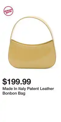 TJ Maxx Made In Italy Patent Leather Bonbon Bag offer