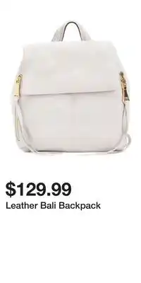 TJ Maxx Leather Bali Backpack offer