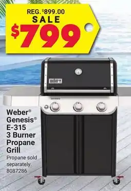 Ace Hardware Weber Genesis E-315 3 Burner Propane Grill offer