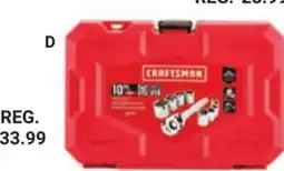 Ace Hardware Craftsman 10 Pc. 3/8 in. Drive SAE 6 Point Socket Set offer