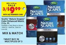 Ace Hardware Scotts Nature Scapes Color Enhanced Mulch, 2 Cu. Ft offer