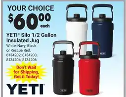 Ace Hardware YETI Silo 1/2 Gallon Insulated Jug offer