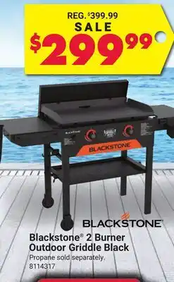 Ace Hardware Blackstone 2 Burner Outdoor Griddle Black offer