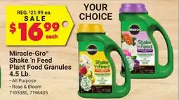 Ace Hardware Miracle-Gro Shake'n Feed Plant Food Granules offer