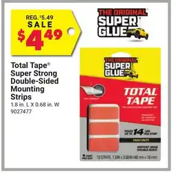 Ace Hardware The Original Super Glue Total Tape Super Strong Double-Sided Mounting Strips offer