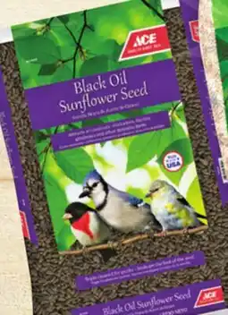 Ace Hardware Ace 20 Lb. Wild Bird Food Or 10 Lb. black Oil Sunflower Seed offer