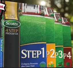 Ace Hardware Scotts 4 Step Annual Lawn Food Program offer