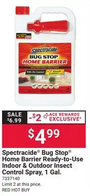 Ace Hardware Spectracide Bug Stop Home Barrier Ready-to-Use Indoor & Outdoor Insect Control Spray, 1 Gal offer