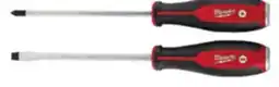 Ace Hardware Milwaukee Phillips/Slotted Demolition Screwdriver Set 2 pc offer