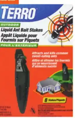 Ace Hardware Terro 4 pk. Multi-Surface Liquid Ant Baits or 8 Pk. Outdoor Liquid Ant Bait Stakes offer
