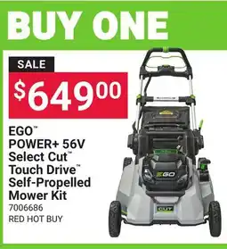 Ace Hardware EGO POWER + 56V Select Cut Touch Drive Self-Propelled Mower Kit offer