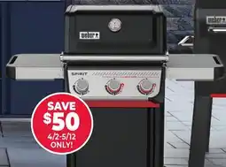 Ace Hardware Weber Spirit E-325 Gas Grill offer