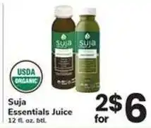 Safeway Suja Essentials Juice offer