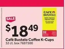 Stop&Shop Café Bustelo Coffee K-Cups offer