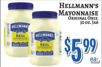 Trade Fair Supermarket HELLMANN'S MAYONNAISE offer