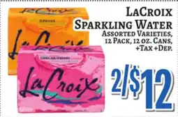 Trade Fair Supermarket LaCroix Sparkling Water offer