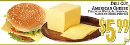 Trade Fair Supermarket DELI CUT AMERICAN CHEESE offer