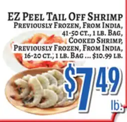 Trade Fair Supermarket EZ Peel Tail Off SHRIMP offer