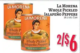 Trade Fair Supermarket La Morena Whole Pickled Jalapeño Peppers offer