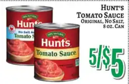 Trade Fair Supermarket Hunt's Tomato Sauce offer