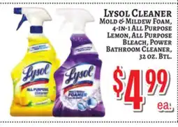 Trade Fair Supermarket LYSOL CLEANER offer