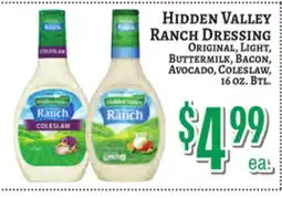 Trade Fair Supermarket HIDDEN VALLEY RANCH DRESSING offer