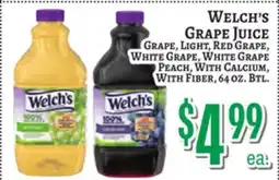 Trade Fair Supermarket Welch's GRAPE JUICE offer