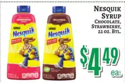 Trade Fair Supermarket Nesquik Syrup offer