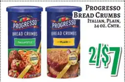 Trade Fair Supermarket Progresso Bread Crumbs offer