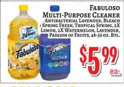 Trade Fair Supermarket FABULOSO Multi-Purpose Cleaner offer