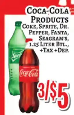 Trade Fair Supermarket COCA-COLA PRODUCTS offer