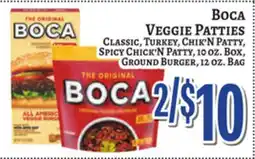 Trade Fair Supermarket BOCA VEGGIE PATTIES offer