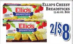 Trade Fair Supermarket Ellio's Cheesy Breadsticks offer