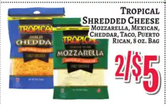 Trade Fair Supermarket TROPICAL SHREDDED CHEESE offer