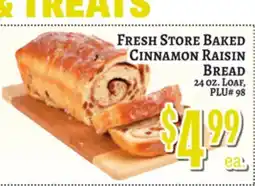 Trade Fair Supermarket FRESH STORE BAKED CINNAMON RAISIN BREAD offer