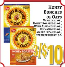 Trade Fair Supermarket Honey Bunches OF Oats offer