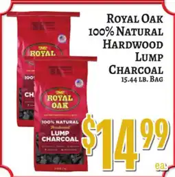 Trade Fair Supermarket Royal Oak 100% NATURAL HARDWOOD LUMP CHARCOAL offer