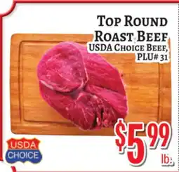Trade Fair Supermarket TOP ROUND ROAST BEEF offer