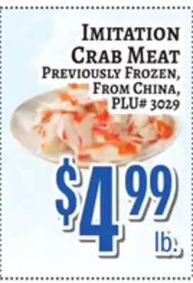 Trade Fair Supermarket IMITATION CRAB MEAT offer