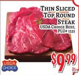 Trade Fair Supermarket THIN SLICED TOP ROUND STEAK offer