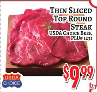 Trade Fair Supermarket THIN SLICED TOP ROUND STEAK offer